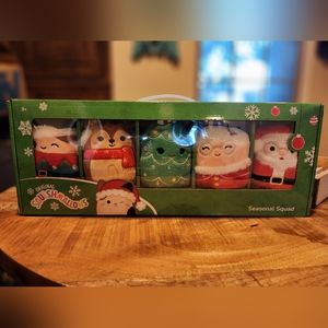Squishmallow holiday collection NWT